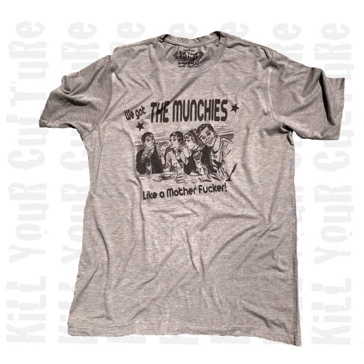 The Munchies Mens Vintage Ash Tee