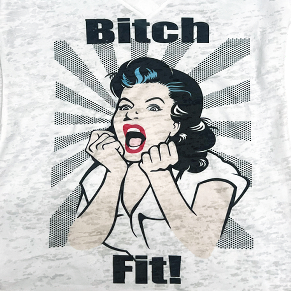 Fit Bitch - Capris - Splash – Fit Bitch Apparel