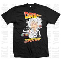 Dab To The Future Mens Black T-Shirt