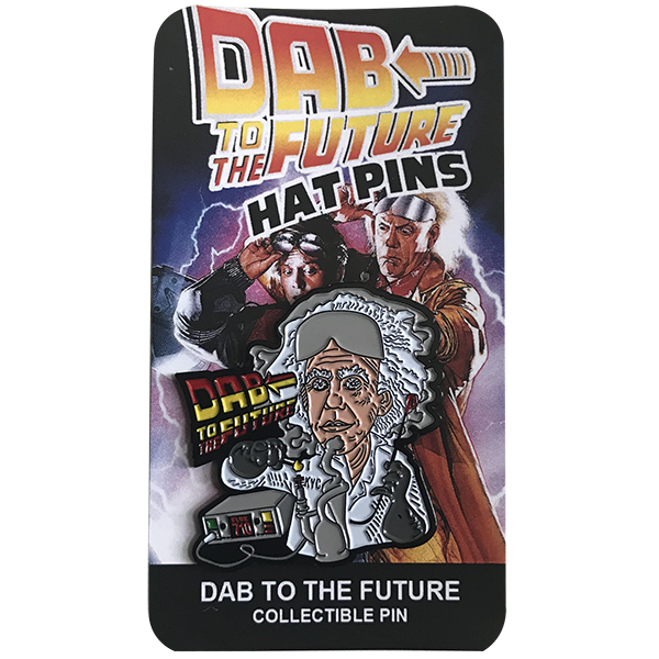 Dab to the Future Hat pin