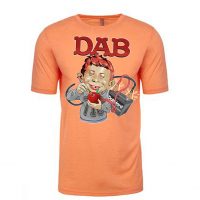 Dab Magazine Lt. Orange Vintage Tee