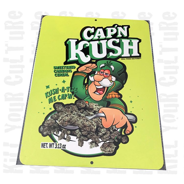 Cap N' Kush Sign