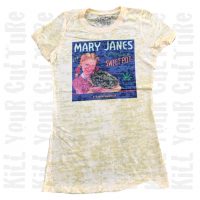 Mary Janes Sweet Pot Banana Creme Burnout Tee