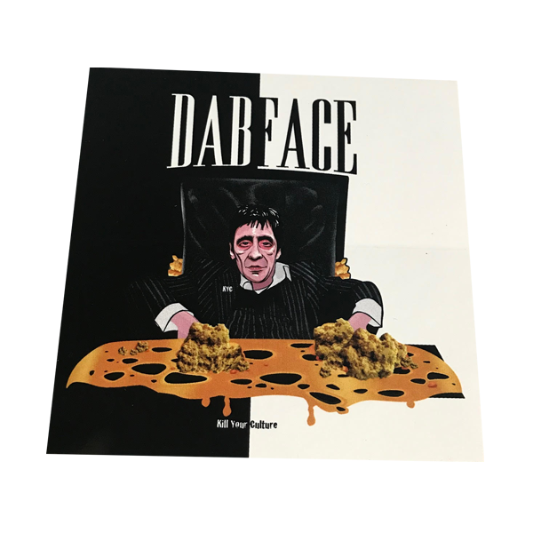 Dab Face Sticker