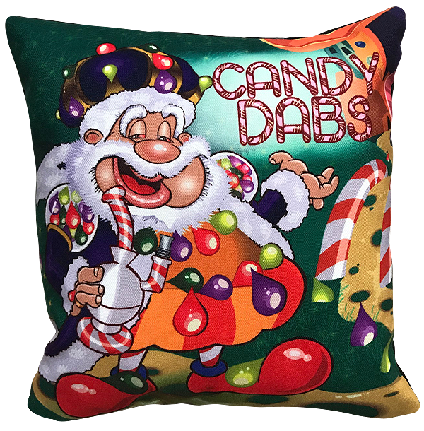 Candy Dabs Throw Pillow