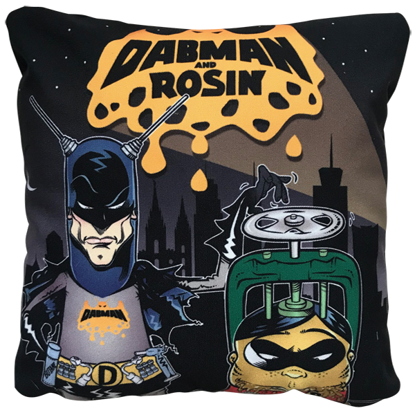 Dabman and Rosin Throw Pillow