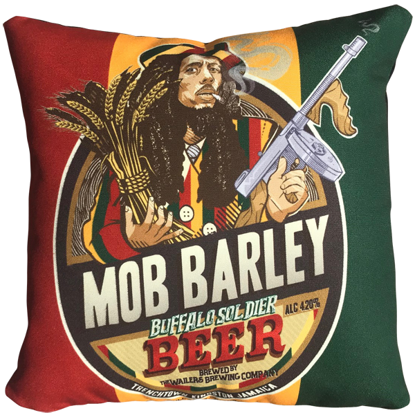 Mob Barley Throw Pillow