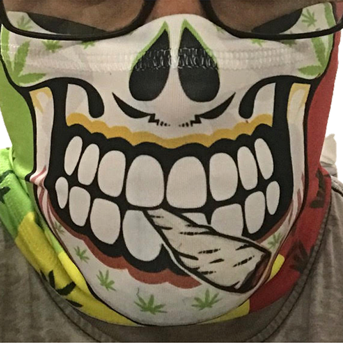 Sugar Pot Skull Face Shield