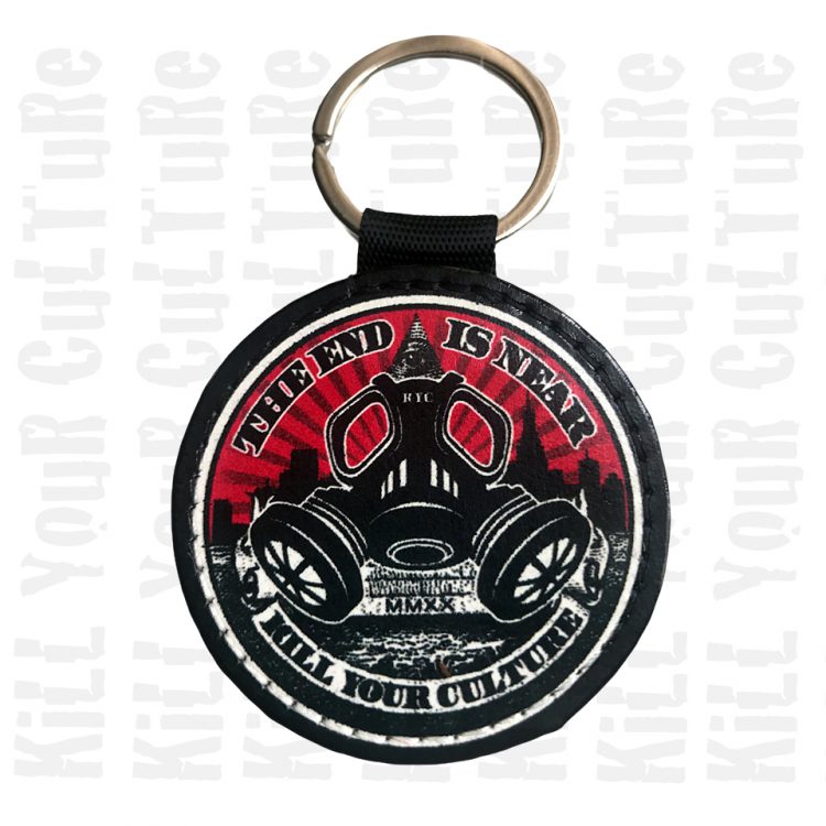 Kill Your Culture Gas Mask Key Chain
