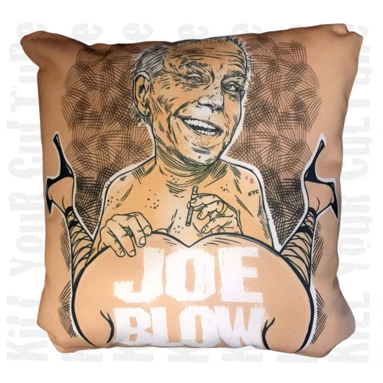 Joe Blow Throw Pillow