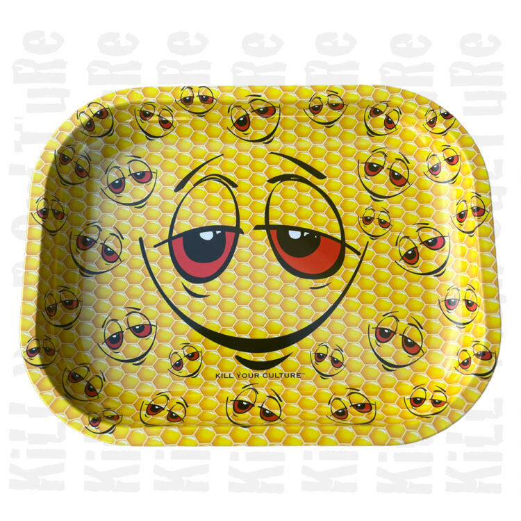 420 Smiley Rolling Tray