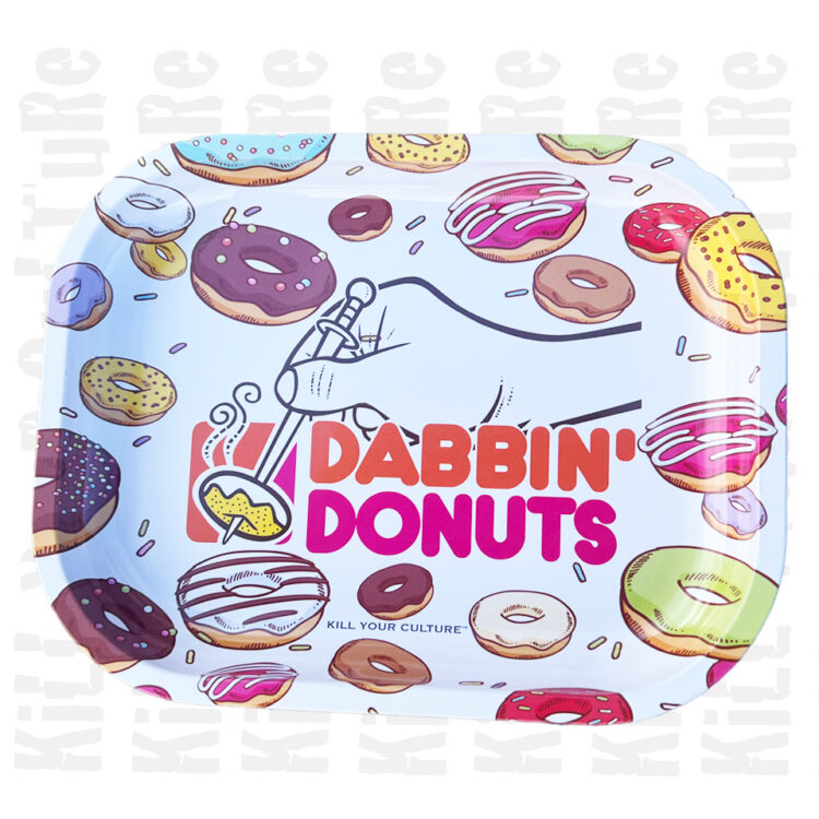 Dabbin' Donuts Rolling Tray