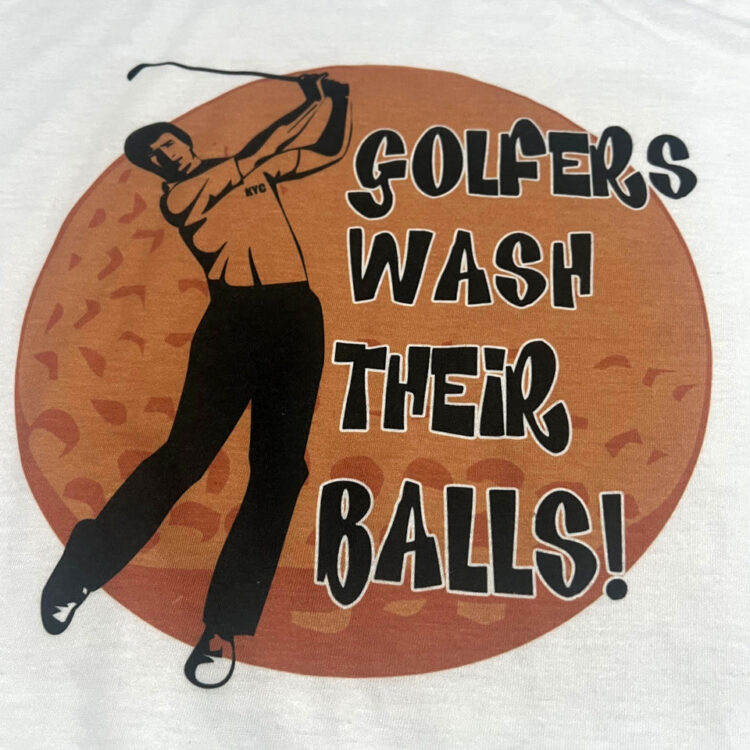 Golfers Wash Their Balls